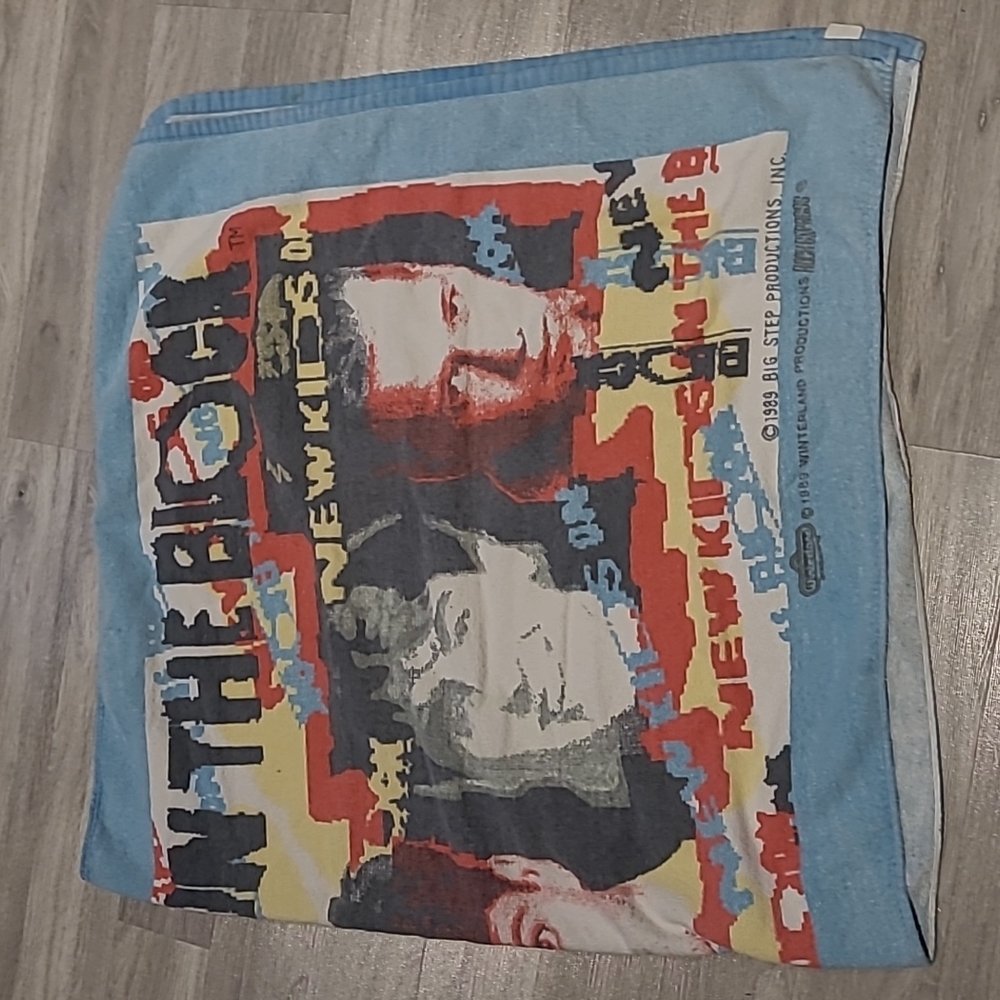 Vintage New Kids On The Block Beach Towel